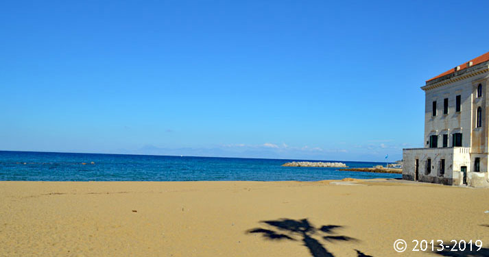 Cilento, Stadtstrand in Santa Maria di Castellabate